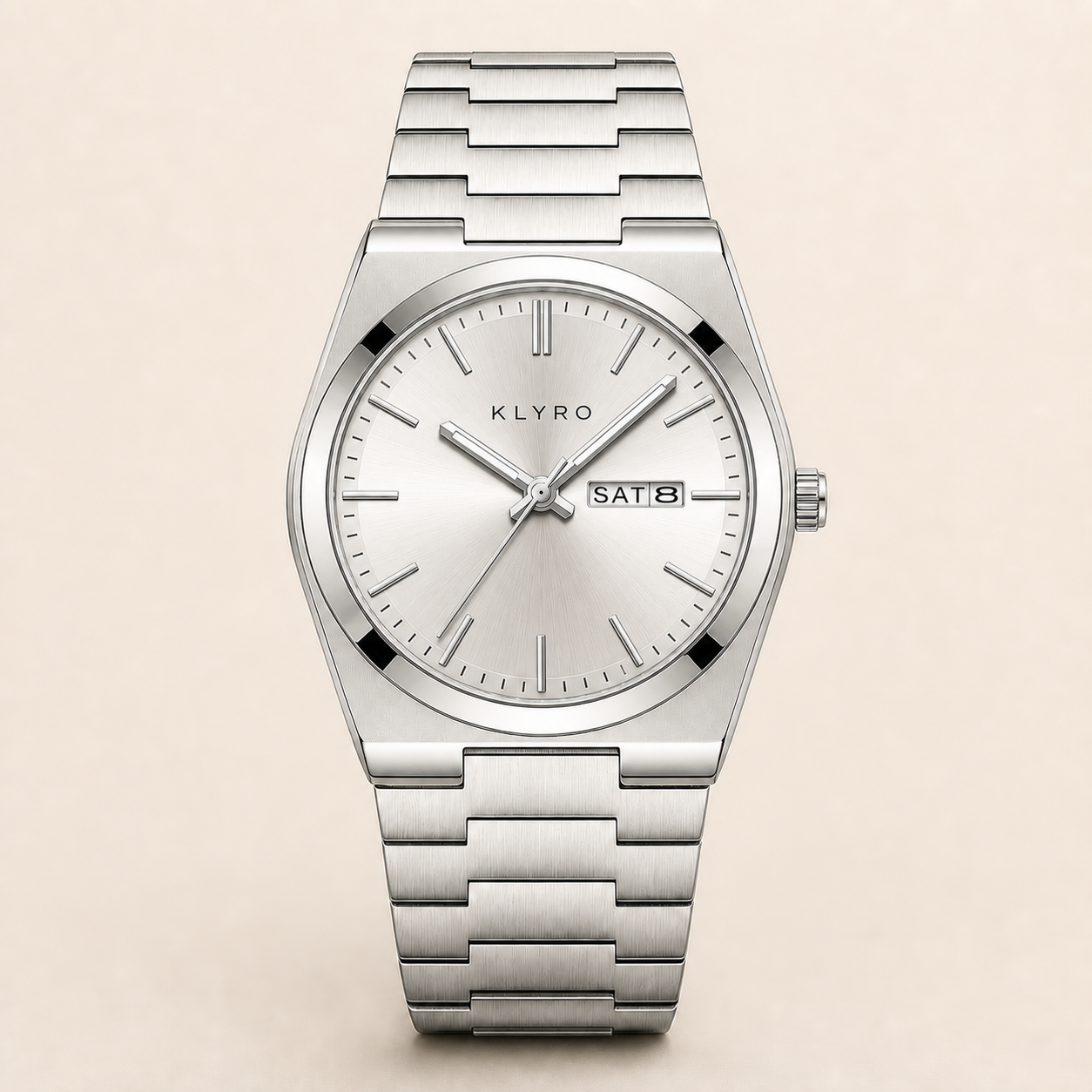KLYRO Plata Ártica — reloj masculino AURELIS